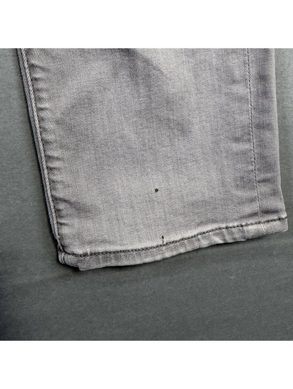 John Varvatos Bowery Jeans Mens 28 Gray Light Wash Slim Straight Denim Star USA